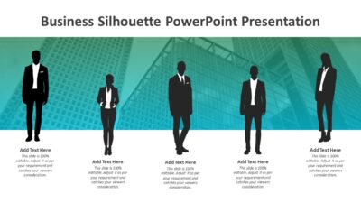 Business People Silhouettes PowerPoint Presentation