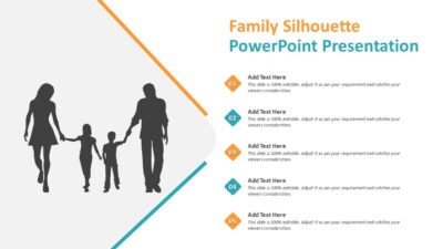 Family Silhouette PowerPoint Template