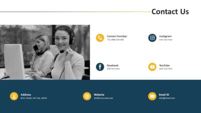 Contact Us Presentation Slide Design