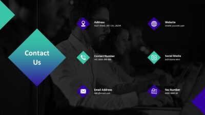 Contact Us Presentation Template Design