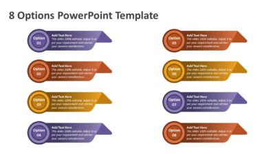 8 Options PowerPoint Template
