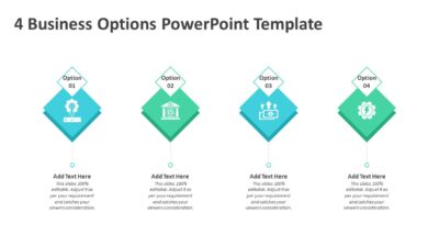 4 Business Options PowerPoint Template