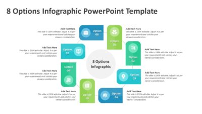 8 Options Infographic PowerPoint Template