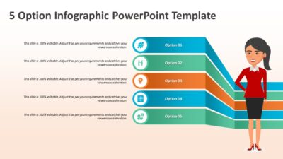 5 Options Infographic PowerPoint Template