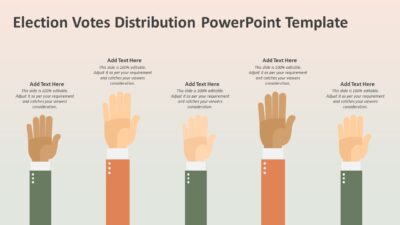 Election Votes Distribution PowerPoint Template
