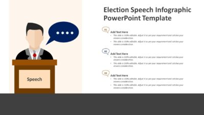 Election Speech Infographic PowerPoint Template