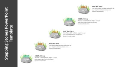 Stepping Stones PowerPoint Template