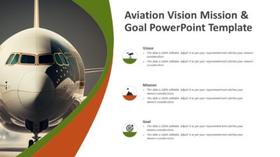 Aviation Vision Mission Goal PowerPoint Template