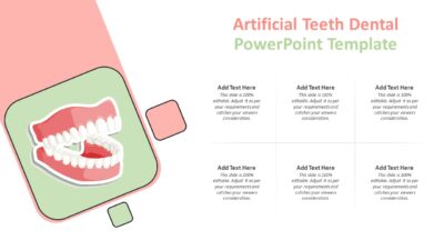 Artificial Teeth Dental PowerPoint Template