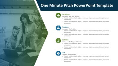 One Minute Pitch PowerPoint Template