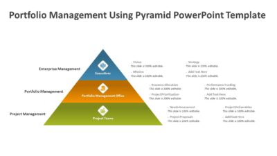Portfolio Management Using Pyramid PowerPoint Template
