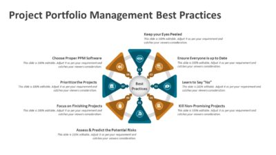 Project Portfolio Management Best Practices PowerPoint Template