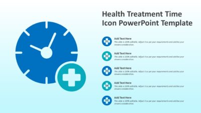 Health Treatment Time Icon PowerPoint Template