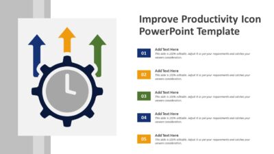 Improve Productivity Icon PowerPoint Template