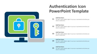 Authentication Icon PowerPoint Template