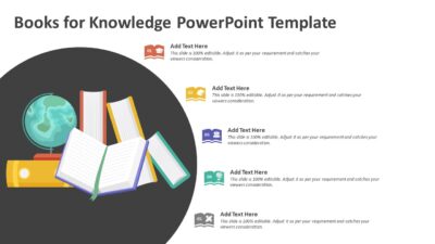 Books for Knowledge PowerPoint Template