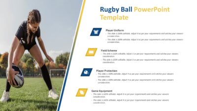 Rugby Ball PowerPoint Template