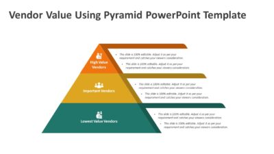 Vendor Value Using Pyramid PowerPoint Template