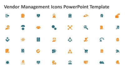 Vendor Management Icons PowerPoint Template