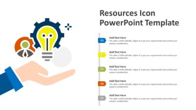 Resources Icon PowerPoint Template