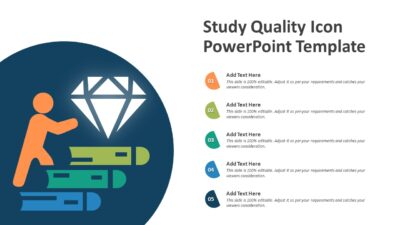 Study Quality Icon PowerPoint Template