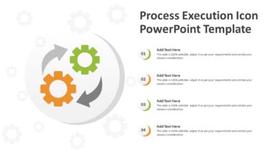 Process Execution Icon PowerPoint Template