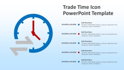 Trade Time Icon PowerPoint Template