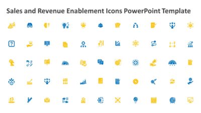 Sales and Revenue Enablement Icons PowerPoint Template