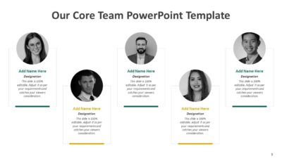 Our Core Team PowerPoint Template