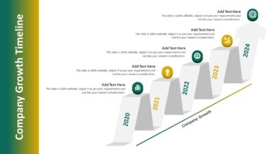 Company Growth Timeline PowerPoint Template