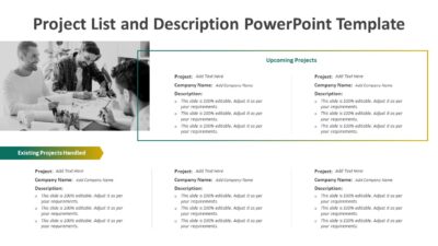 Project List and Description PowerPoint Template