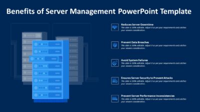 Benefits of Server Management PowerPoint Template