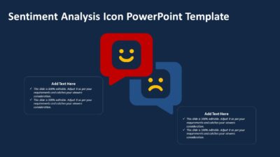 Sentiment Analysis Icon PowerPoint Template
