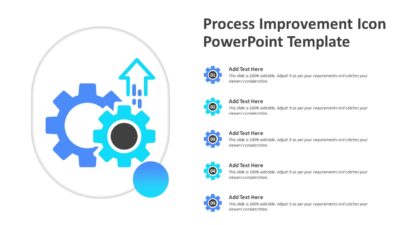 Process Improvement Icon PowerPoint Template