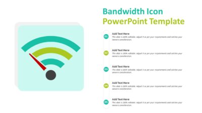 Bandwidth Icon PowerPoint Template