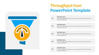 Throughput Icon PowerPoint Template