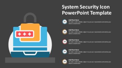 System Security Icon PowerPoint Template