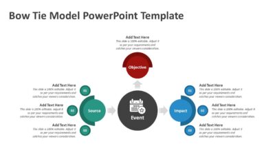 Bow Tie Model PowerPoint Template