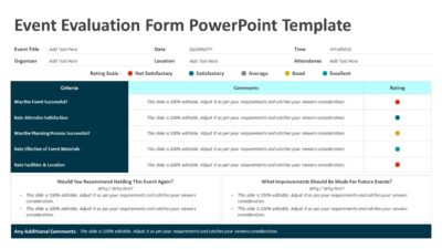 Event Evaluation Form PowerPoint Template