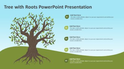 Tree with Roots PowerPoint Presentation