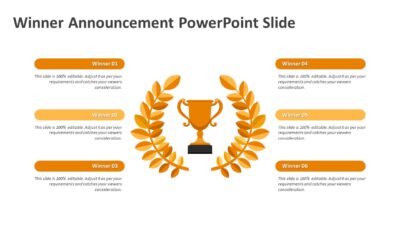 Winner Announcement PowerPoint Slide
