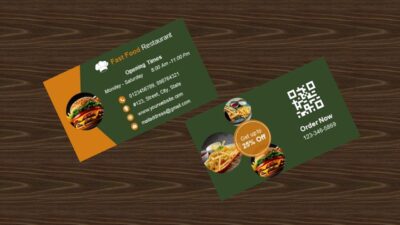Restaurant Business Card Template