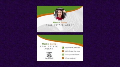 Real Estate Business Card Template