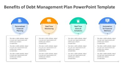 Benefits of Debt Management Plan PowerPoint Template
