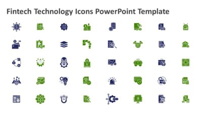 Fintech Technology Icons PowerPoint Template