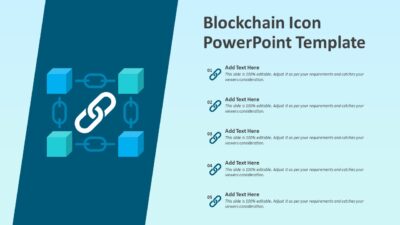 Blockchain Icon PowerPoint Template