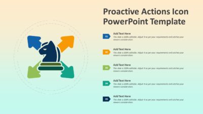 Proactive Actions Icon PowerPoint Template