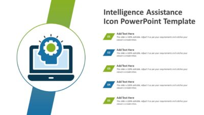 Intelligence Assistance Icon PowerPoint Template