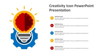 Creativity Icon PowerPoint Presentation