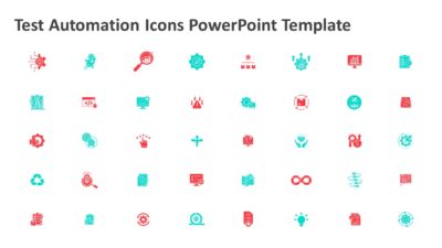 Test Automation Icons PowerPoint Template